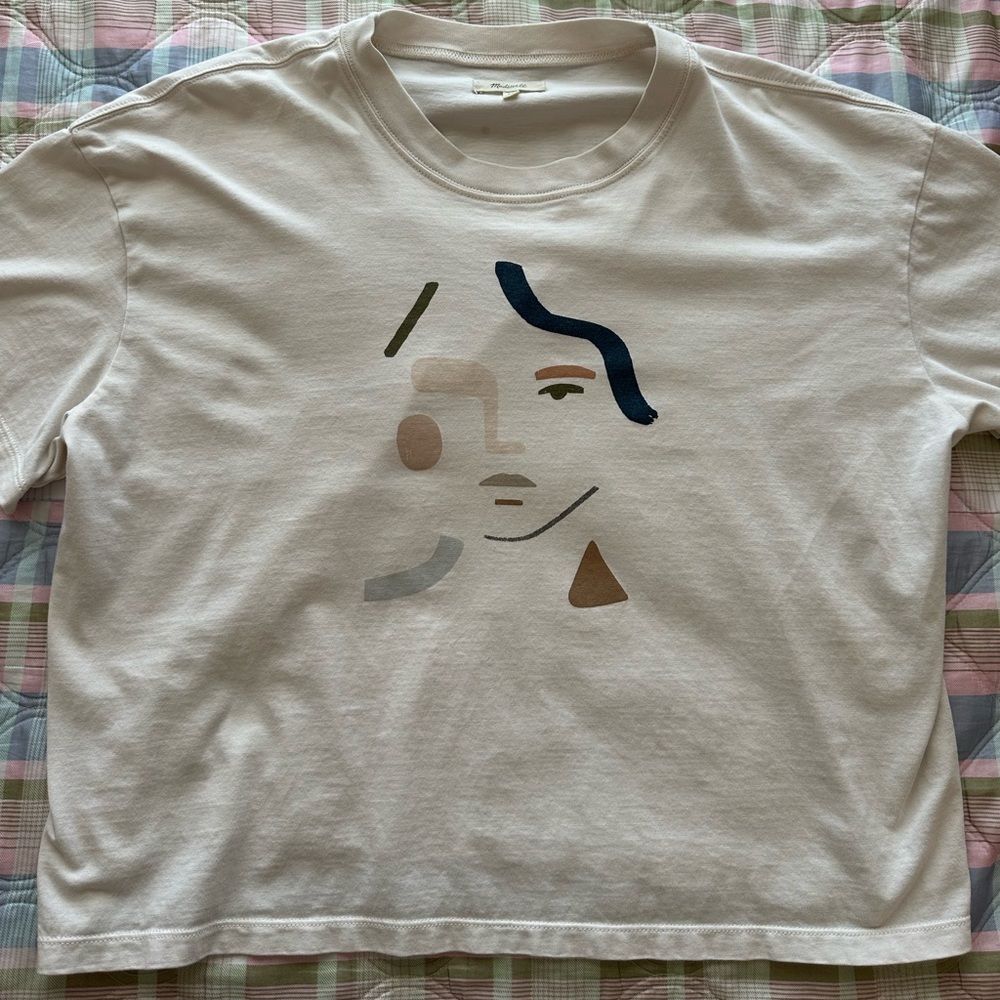 Madewell Kit Agar Easy Crop Tee
